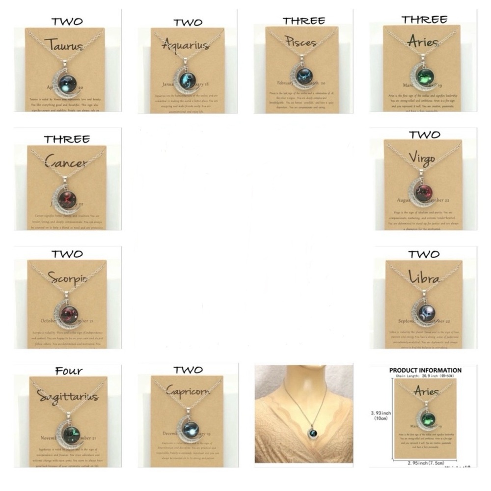 Zodiac Pendant Necklace